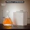 Makerflo Customizable Decanter with Airtight Stopper 22 oz (Case of 6) | Liquor Decanter Bottle for Wine, Scotch, Bar, Ideal for DIY Personalization - Laser Engraving, UV DTF, Vinyl, Epoxy, Individually Wrapped
